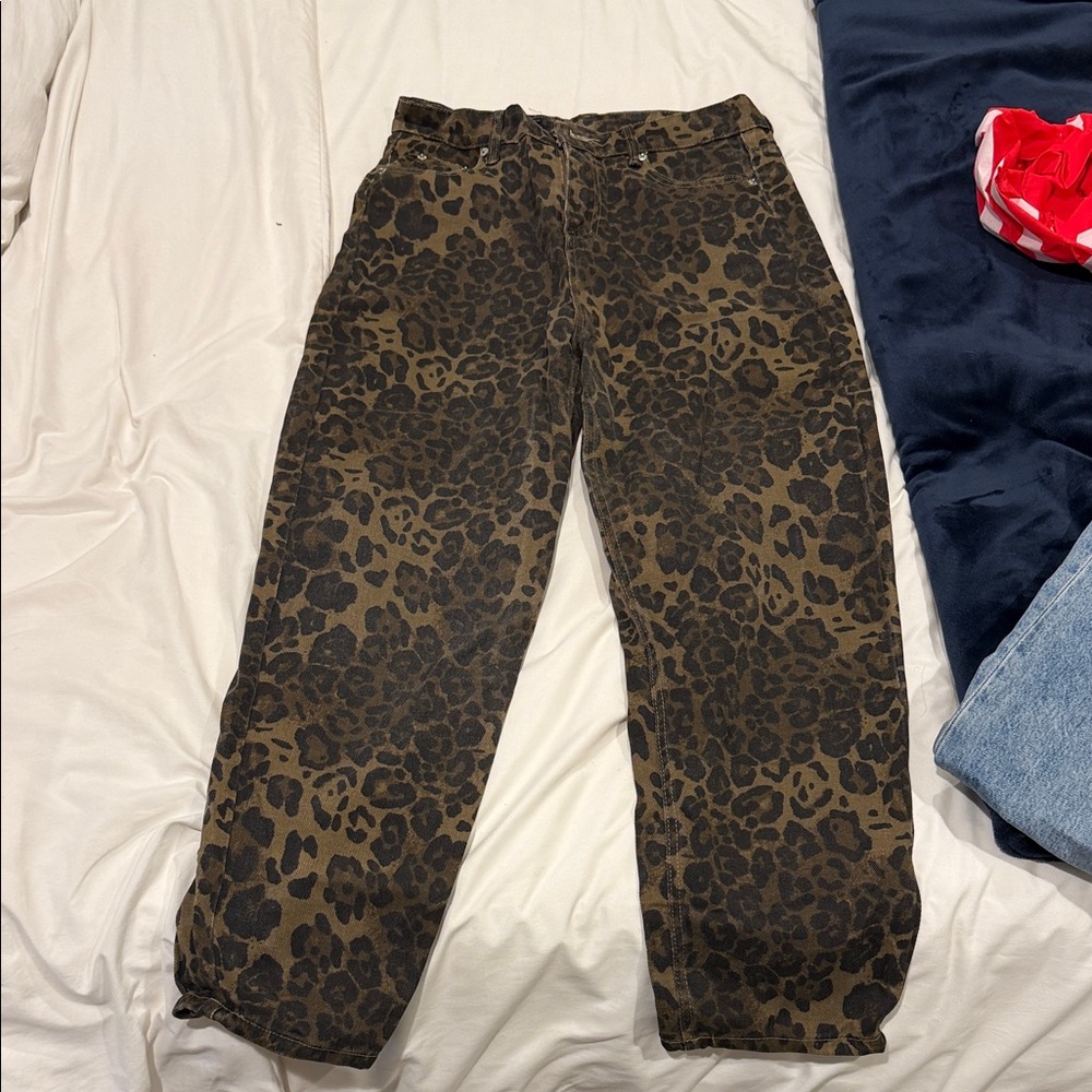 Leopard Print Pants